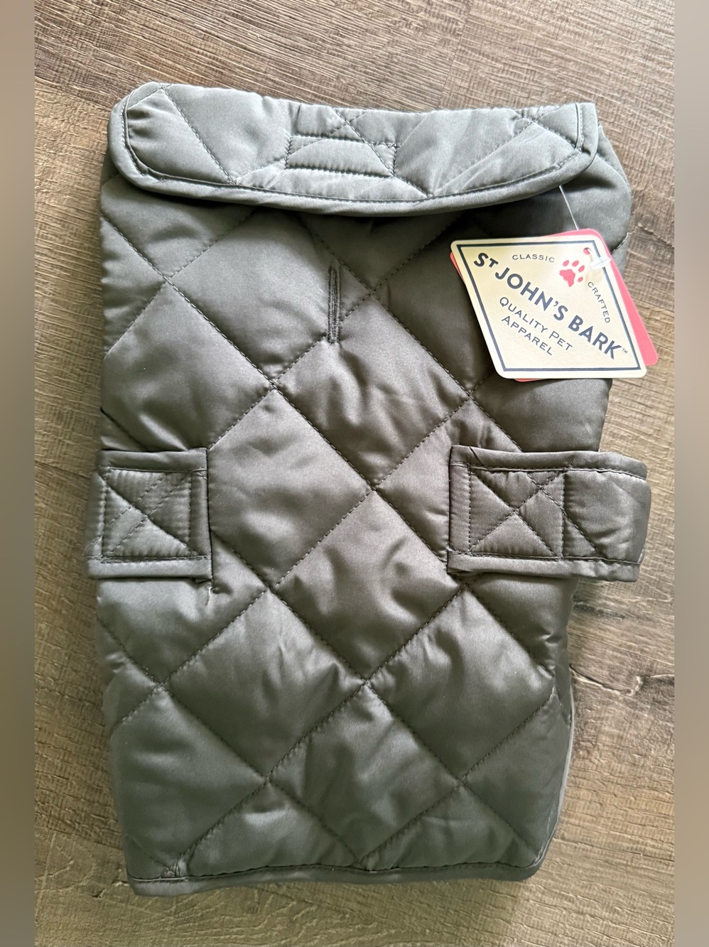 St. John's Bay Quilted Dog Puffer Jacket - Oregano